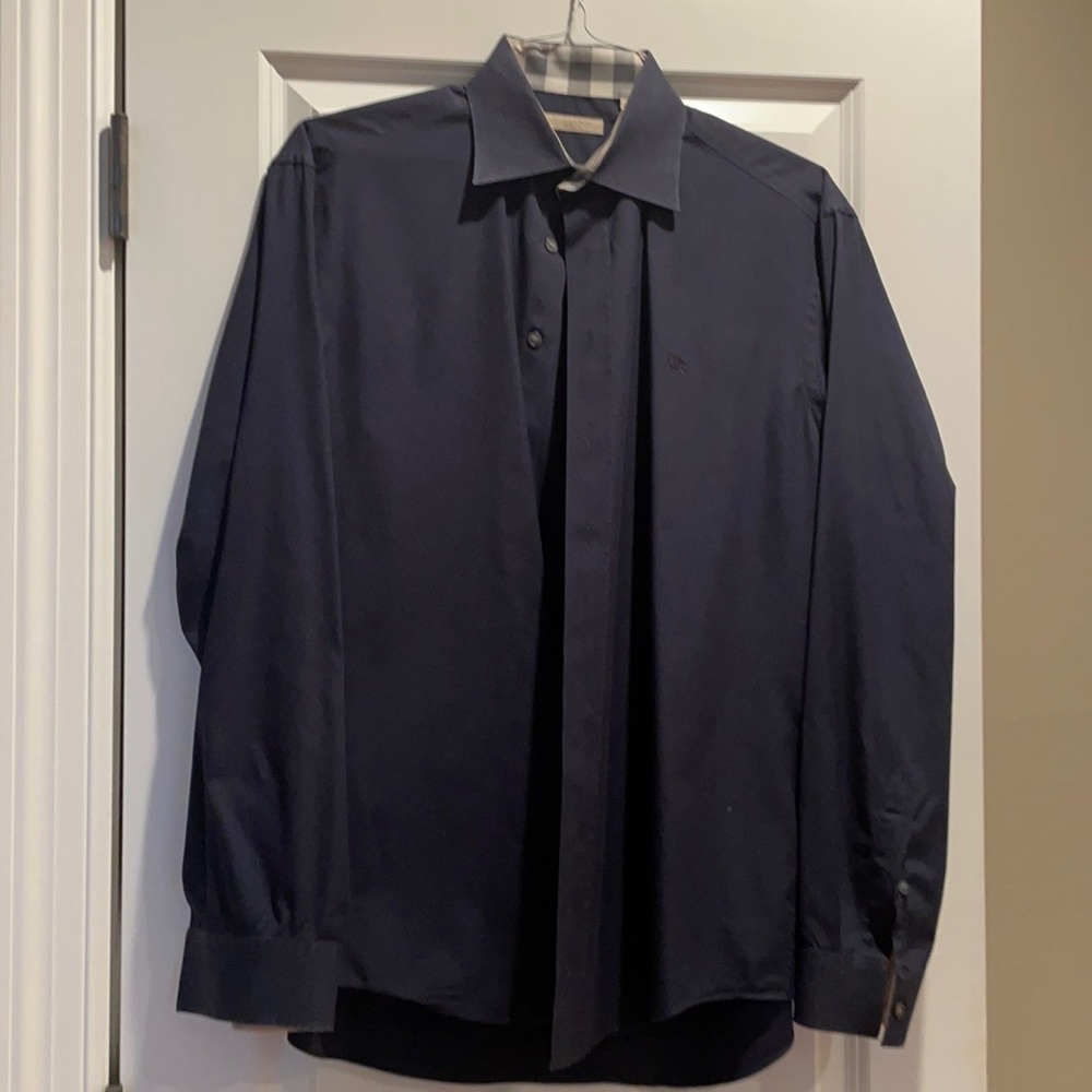 Men’s Burberry button up shirt